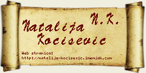 Natalija Kočišević vizit kartica